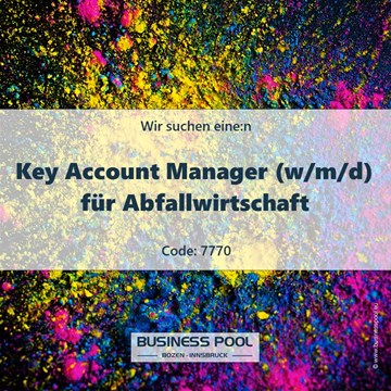 Key Account Manager (w/m/d) für Abfallwirtschaft